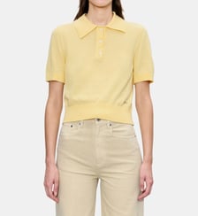 Polo droit en coton A.P.C.