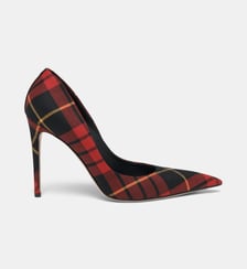 Escarpins Skull carreaux tartan McQueen