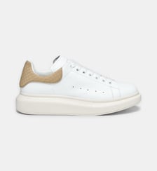 Baskets basses Oversized en cuir de veau McQueen