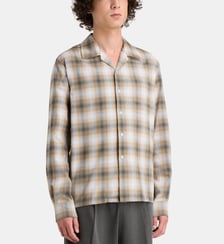 Chemise droite à carreaux coton JW Anderson