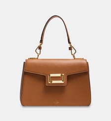 Sac porté main M en cuir signature Lancel