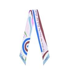 Bandeau de soie motif sunrise Lancel