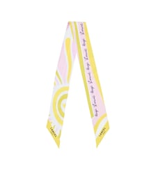Bandeau de soie motif sunrise Lancel