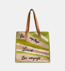 
Sac cabas L signature en coton Lancel