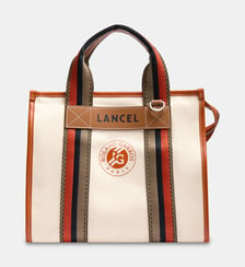 Sac cabas zippé M imprimé signature Lancel