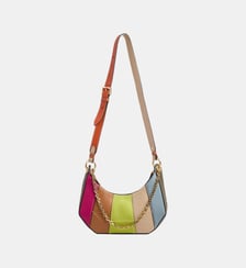 Sac à main zippé Croisette M en cuir signature Lancel