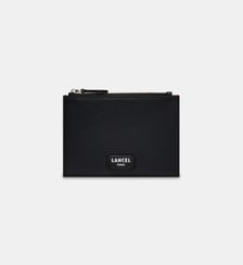 Porte-cartes zippé L en cuir signature Lancel