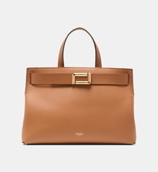 Sac à main carryall M en cuir Lancel