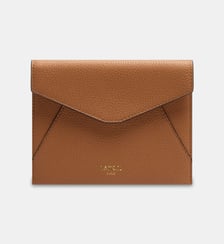 Enveloppe rabat M signature imprimé Lancel
