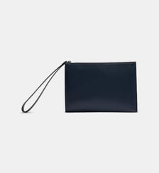 Pochette zippée en cuir signature Lancel