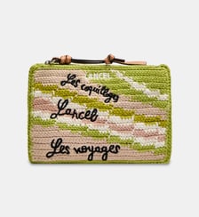 Pochette zippée S Summer Mania en coton Lancel