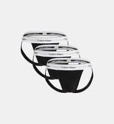 Lot de 3 jockstraps signature en coton stretch Calvin Klein