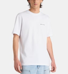 T-shirt droit Snake Shield en coton Daily Paper