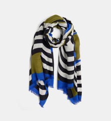 Foulard Nébuleuse à motif graphique en coton Mapoesie