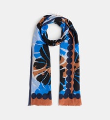 Foulard Pavot fantaisie coton  Mapoesie