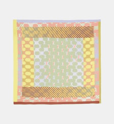 Foulard Pollen Pastel motif graphique en coton Mapoesie