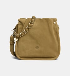 Sac à main crossbody Perse cuir velours Mila Louise