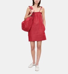 Robe Iris courte droite coton à bretelles A.P.C.