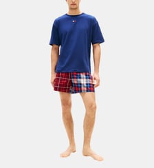 Ensemble de pyjama court droit en coton signature Tommy Hilfiger