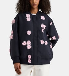Bomber fleurs relief Stine Goya