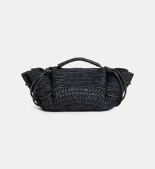 Sac à main bandoulière Mini Arta crochet raphia Hereu