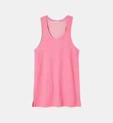 Débardeur droit en coton mélangé American Vintage