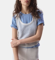 Débardeur en mélange laine et cachemire  American Vintage