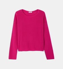 Pull en coton et laine col bateau American Vintage