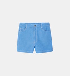 Short droit en coton mélangé American Vintage