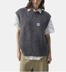 Pull sans manches en laine mélangée American Vintage