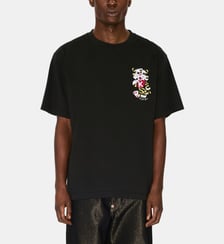 T-Shirt droit signature en coton Kenzo
