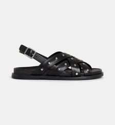 Sandales plates Adelash studs cuir Geox