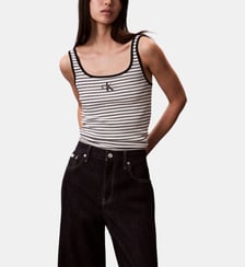 Débardeur à rayures signature Calvin Klein