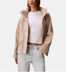 Veste droite col montant Calvin Klein
