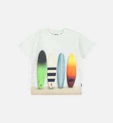 T-shirt droit en coton imprimé Molo