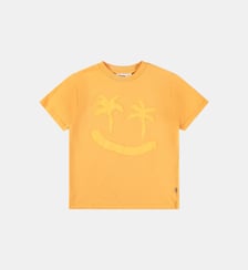 T-shirt Mc Smiley Palmier droit imprimé en coton Molo