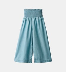 Pantalon large en chambray taille élastique Molo