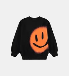 Sweat droit coton mélangé smiley Molo