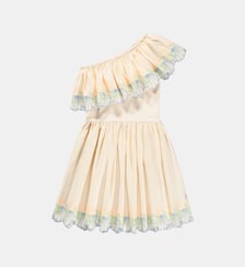 Robe longue broderie coquillage en coton Molo