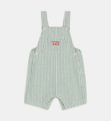 Salopette signature en coton et lin Petit Bateau