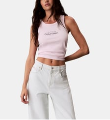 Débardeur droit signature Calvin Klein