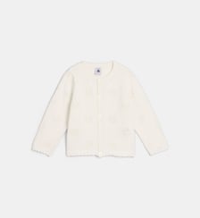 Cardigan ajourée en coton Petit Bateau