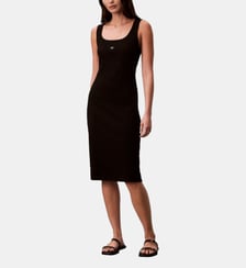 Robe fourreau mi longue sans manches Calvin Klein
