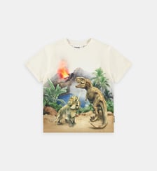 T-shirt droit en coton imprimé Molo
