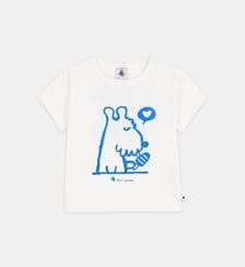 T-shirt droit signature Petit Bateau