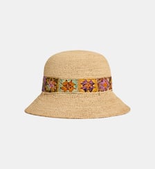 Chapeau cloche Karo fait main Rabarany