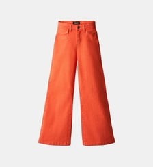 Pantalon flare en denim mélangé Molo