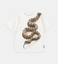 T-shirt Snake droit en coton Molo