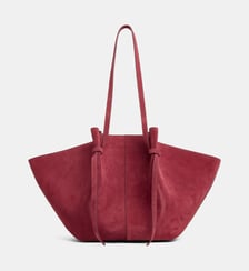 Sac cabas Large Mochi en cuir de vachette suédé Yuzefi