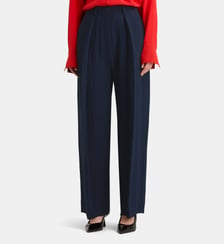 Pantalon rayé large Victoria Beckham
